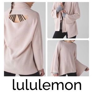 Lululemon Divinity Blush Pink Scarf Poncho